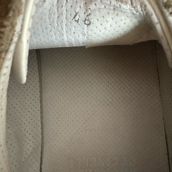 Brunello Cucinelli suede leather shoes sneakers excellent size 46/ 13 tan - Picture 8 of 9